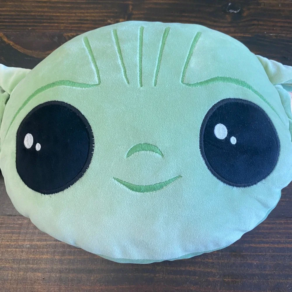 Star Wars The Big One Kids Grogu The Child Plush Decorative Pillow Green 28in